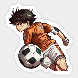 Anime Soccer Player Sticker